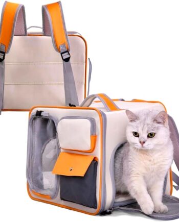 Pet Carrier Airline Approved - Comfortable and Spacious Dog and Cat Carrier - Soft Dog Travel Bag with Pockets and Padded Straps - Breathable Pet Carrier for Small Dogs/Cats/Rabbits and More