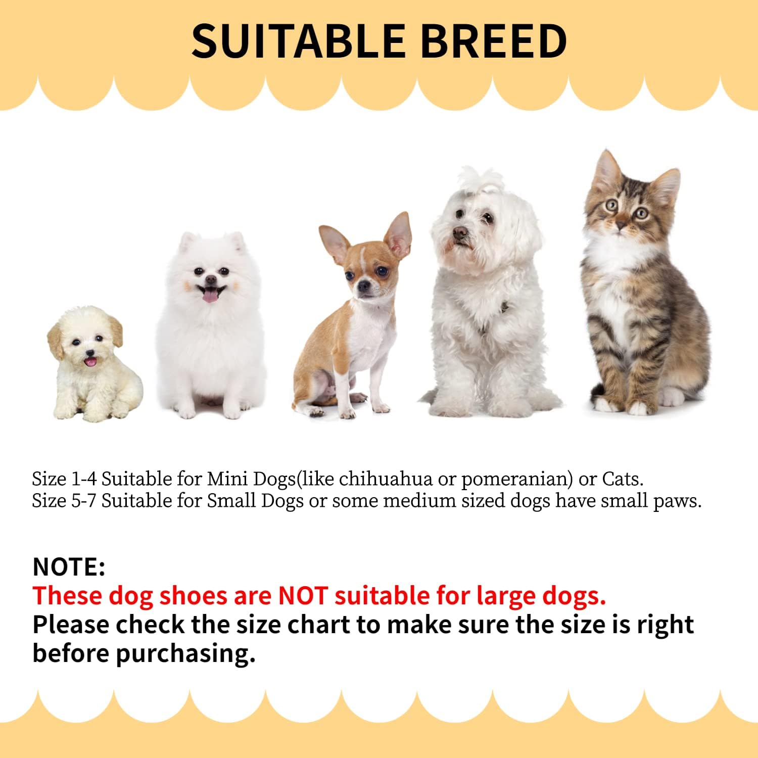 Dog Snow Boots, Dog Shoes for Winter, Dog Winter Boots for Small Medium Dogs Puppies, Dog Boots & Paw Protectors with Anti-Slip Sole and Plush, Pack of 4