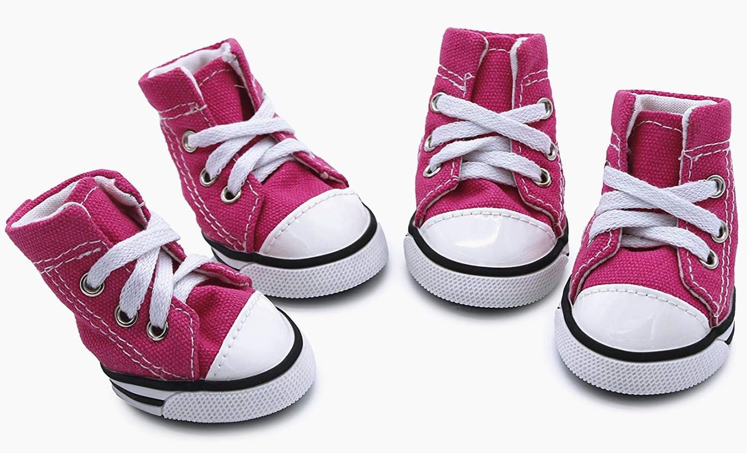 Pet Shoes Puppy Shoes Casual Style Anti-Slip Boots Sneaker Booties (#5(1.892.36), Pink)