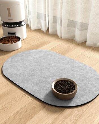 Absorbent Dog Food Mat-Cat Dog Mat for Food and Water Bowl, Quick Dry Pet Food Mat, No Stains Dog Feeding mat, Dog Accessories Pet Supplies Mat-Dog Water Bowl Mat for Messy Drinkers