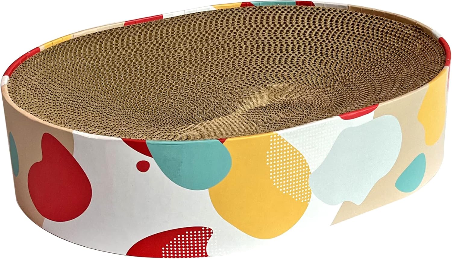 Cat Scratcher Lounge Bed - Oval Shape for Big Cat